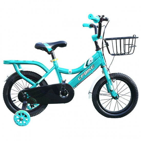 Bicicletă pentru copii 16" 4-6 ani CFBIKE H1016 Turcoaz