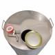 Butoi de inox 300L AISI 304 (cu robinet)