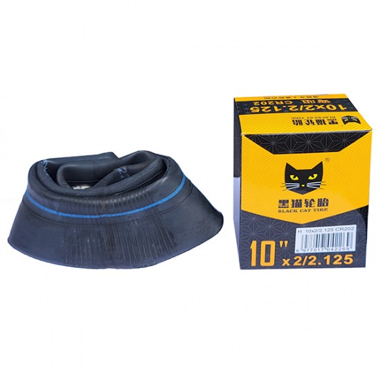 Cameră p/u bicicletă 10x2/2.125 CR202 BLACK CAT Cameră p/u bicicletă 10x2/2.125 CR202 BLACK CAT