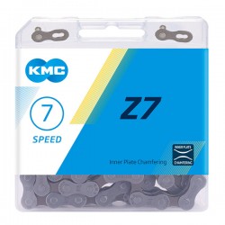 Цепь велосипедная 26" KMC Z7 хром Цепь велосипедная 26" KMC Z7 хром