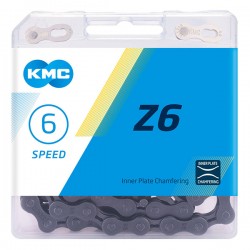 Цепь велосипедная 26" KMC Z6 черная Цепь велосипедная 26" KMC Z6 черная