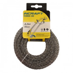 Fir pentru trimmer INCRAFT 3,3mm x 15m răsucit