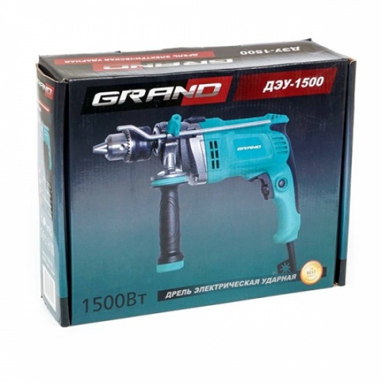 Mașină de găurit cu percuție 1.5 kW Grand ДЭУ-1500 Mașină de găurit cu percuție 1.5 kW Grand ДЭУ-1500