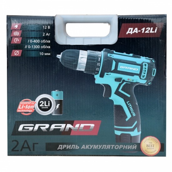 Mașină de înșurubat cu acumulator Grand ДА-12Li Mașină de înșurubat cu acumulator Grand ДА-12Li