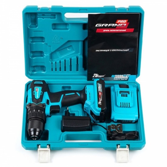 Mașină de înșurubat cu percuție cu acumulator Grand ДА-21UBL PRO Mașină de înșurubat cu percuție cu acumulator Grand ДА-21UBL PRO