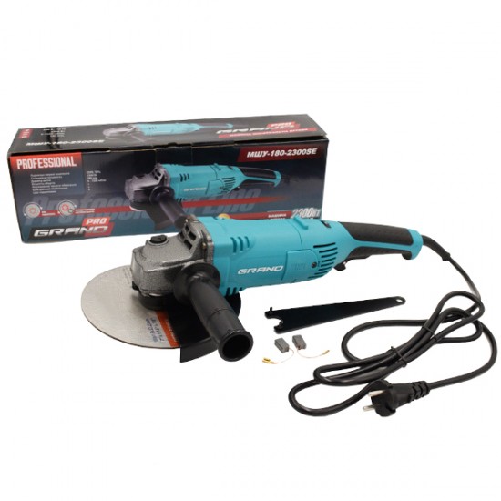 Polizor unghiular 180 mm, 2.3 kW, Grand МШУ-180-2300SE Pro