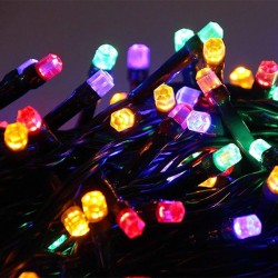 AC215  Гирлянда Кристалл Разноцветный 8м 100LED AC215  Гирлянда Кристалл Разноцветный 8м 100LED