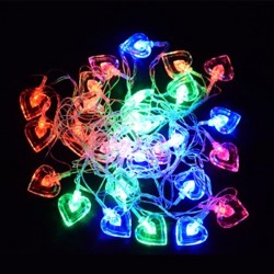 331/2 Гирлянда Сердечки 28L 4,5м 331/2 Гирлянда Сердечки 28L 4,5м