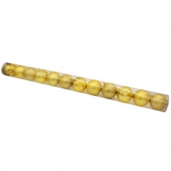 XM2143 Set globuri pentru brad 12 buc (aurii)